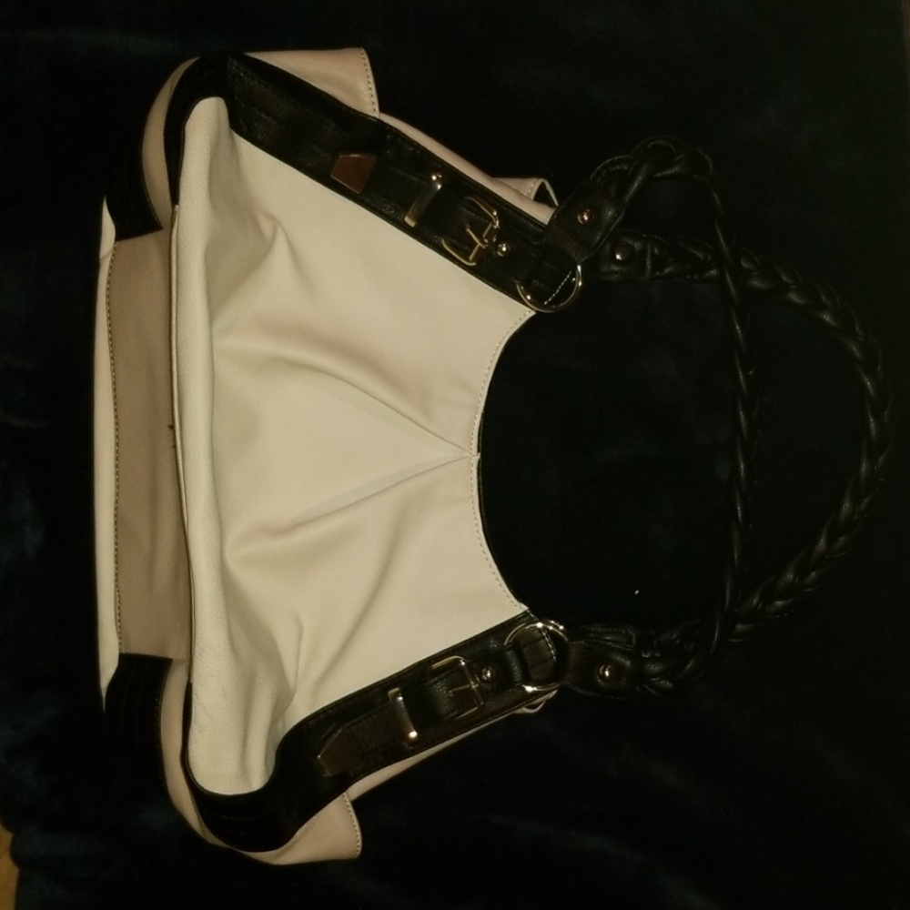 Black and tan purse